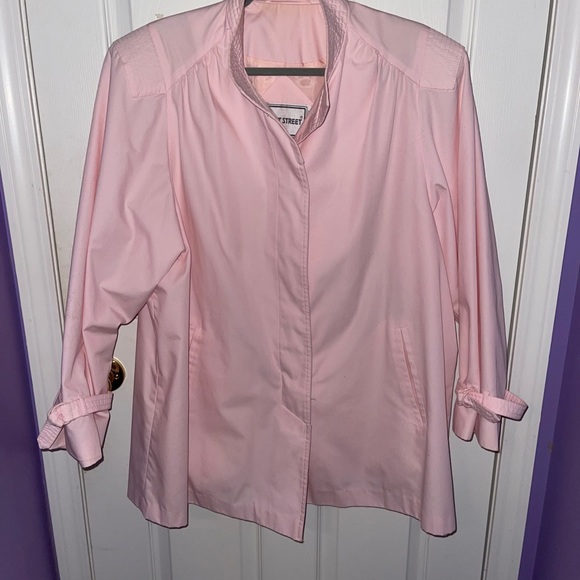 VINTAGE 1990s Pink Button Up Jacket - Picture 3 of 8